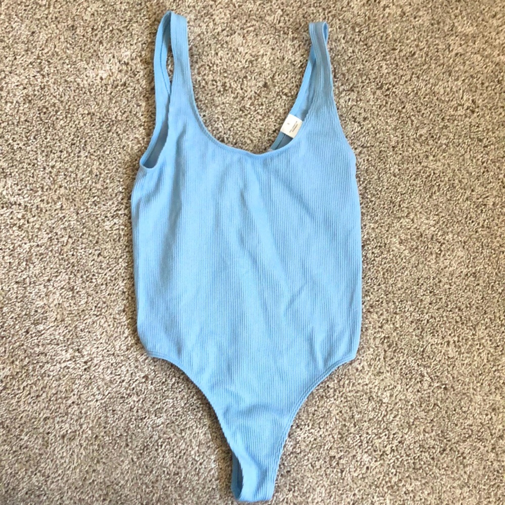 NWT - Pacsun Ribbed Thong Bodysuit